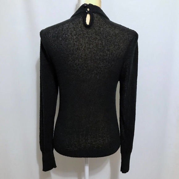 ❌SOLD❌ Dana Ashley Vintage Black Sweater Women M - Picture 7 of 11